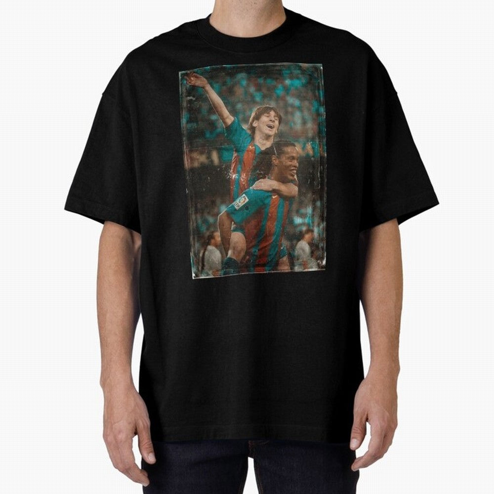 Messi and Ronaldinho Celebration Classic T-Shirt Enjoy Match Day Hype around FIFA World Cup 2026 USA Canada Mexico, CR7 and Messi, France and Portugal, Tournament Hype, Historic Matchups, Family Viewing Parties and Global Sports Pride; Great for