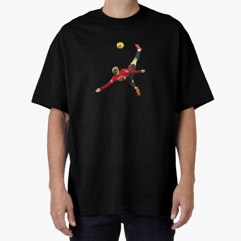 Alejandro Garnacho Bicycle Kick Classic T-Shirt Carry the Dream of FIFA World Cup 2026 Group Stage Spirit, Inspired by France and Portugal, Cristiano Ronaldo, Game Day Rituals, Football Legends, Country Pride and the Road to the Final; Ideal for