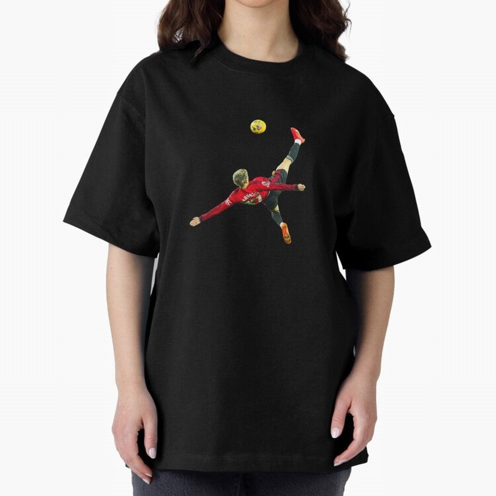 Alejandro Garnacho Bicycle Kick Classic T-Shirt Carry the Dream of FIFA World Cup 2026 Group Stage Spirit, Inspired by France and Portugal, Cristiano Ronaldo, Game Day Rituals, Football Legends, Country Pride and the Road to the Final; Ideal for