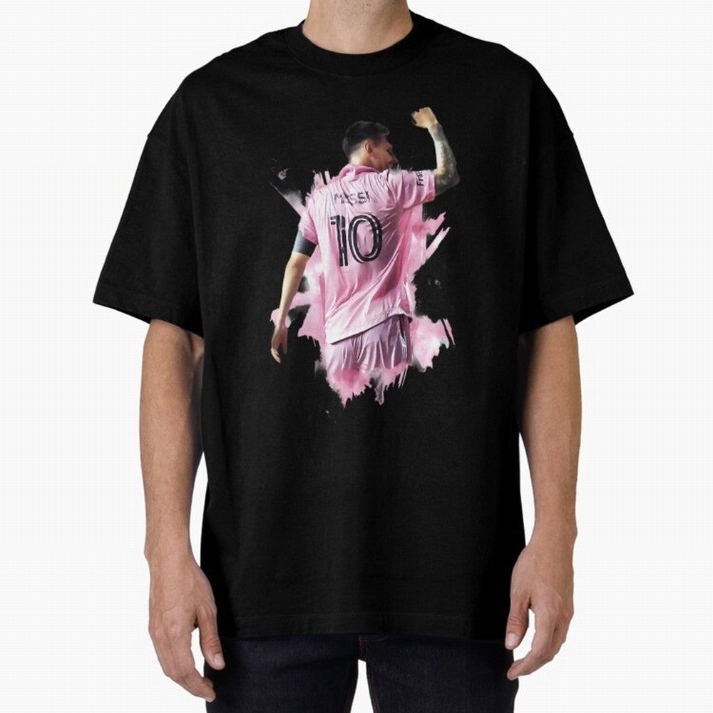 Messi Inter Miami Celebration Art ¨C Football Legend in Pink Jersey Classic T-Shirt Celebrate Every Goal in the FIFA World Cup 2026 Group Stage Journey through Neymar Highlights, Argentina, France and Brazil Pride, Match Day Excitement, Supporter