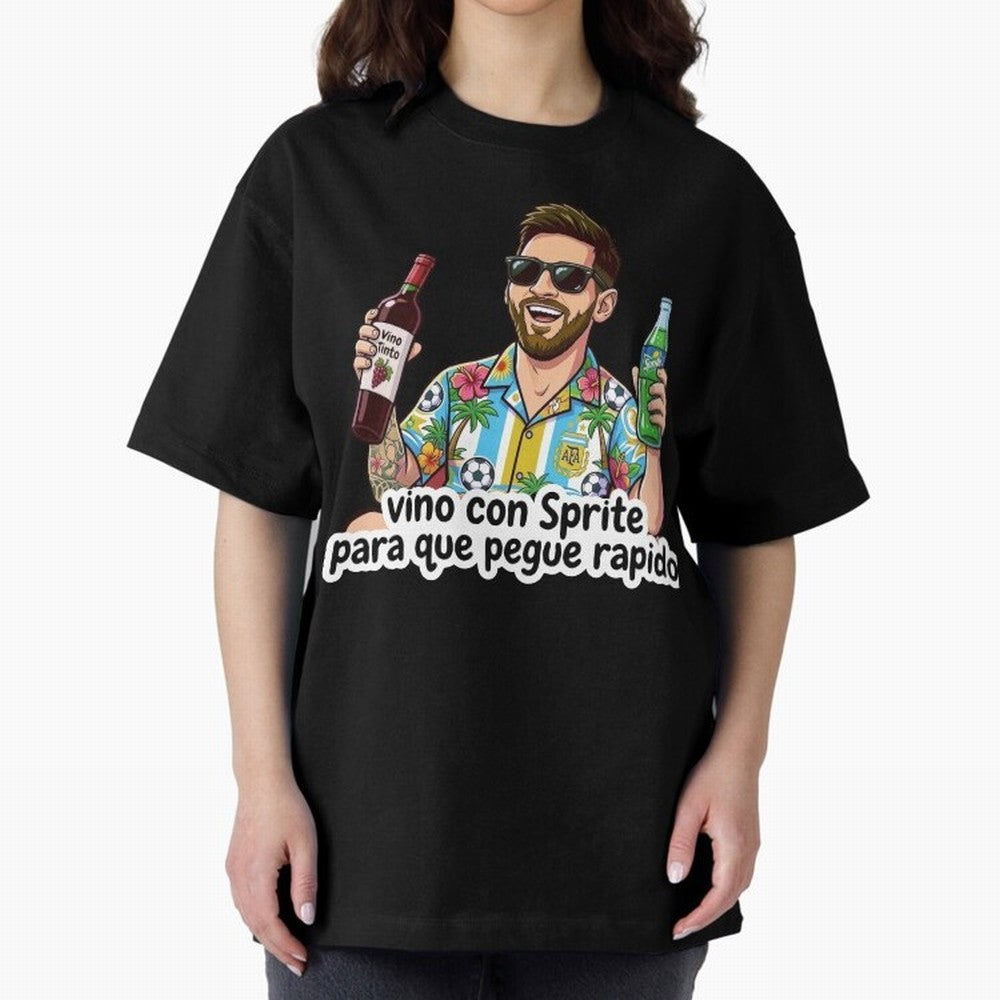 Messi came with a sprite so he could hit fast. Classic T-Shirt Turn Football Passion into Global Football Passion for FIFA World Cup 2026 USA Canada Mexico, Made for Messi, Neymar and Mbappe, England, Goal Celebration Energy, Supporter Heritage,