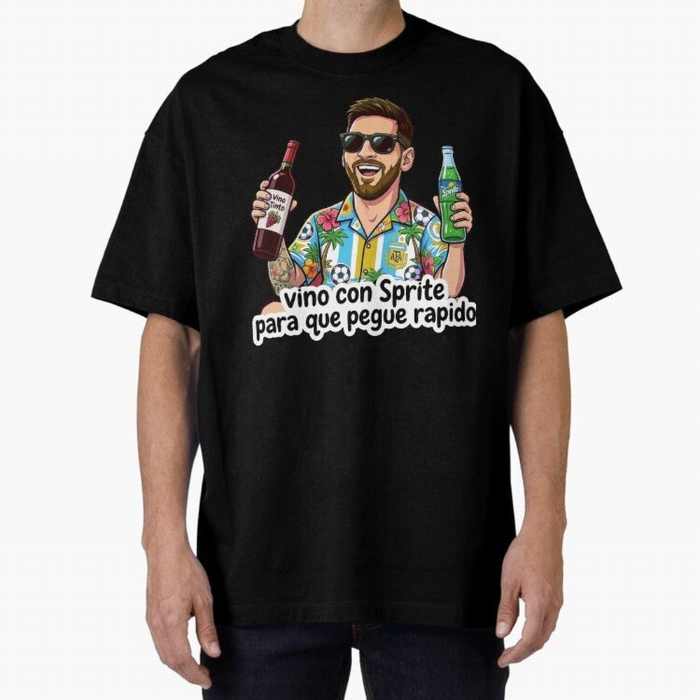 Messi came with a sprite so he could hit fast. Classic T-Shirt Turn Football Passion into Global Football Passion for FIFA World Cup 2026 USA Canada Mexico, Made for Messi, Neymar and Mbappe, England, Goal Celebration Energy, Supporter Heritage,