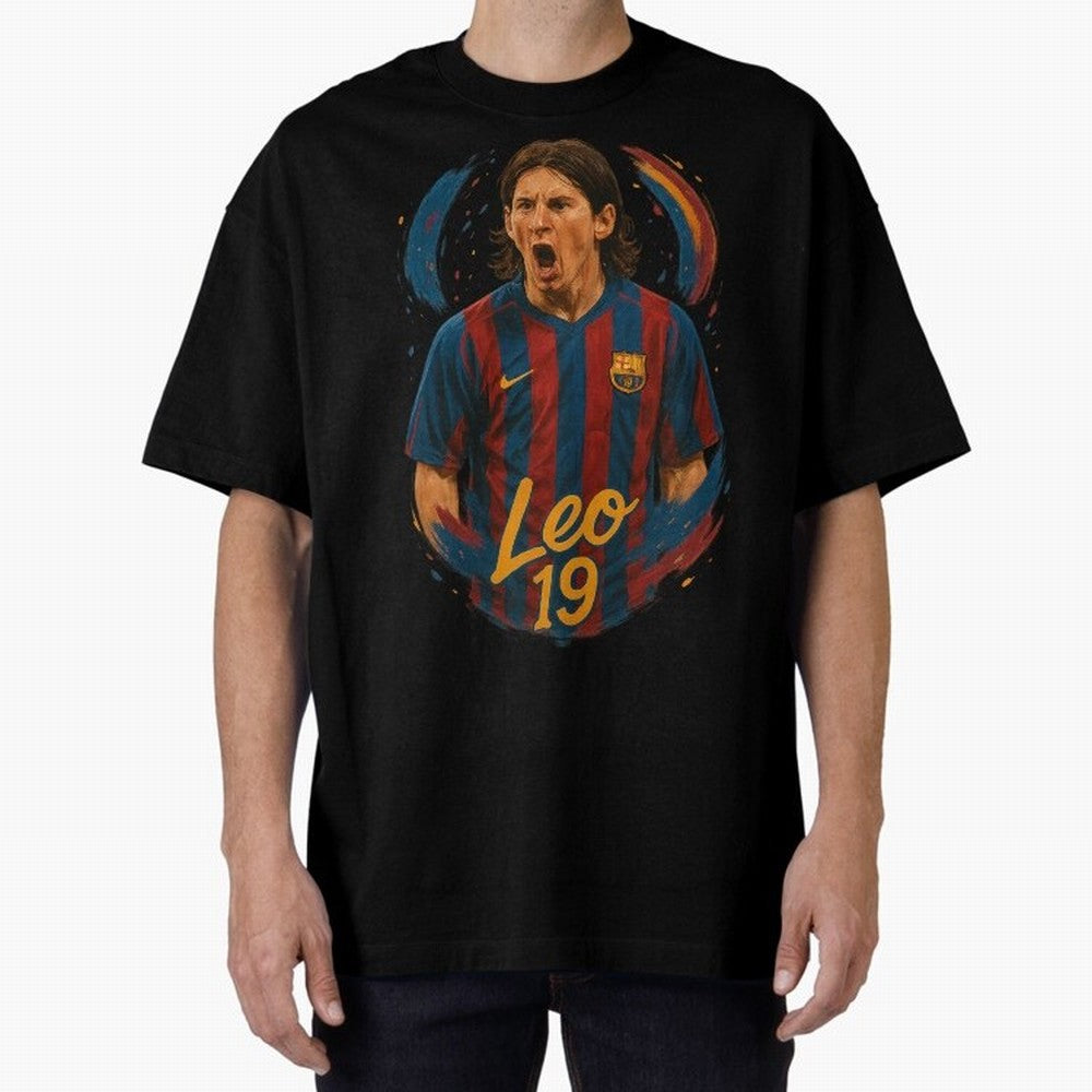 Young Messi Barcelona Art ¨C Rising Legend in Number 19 Tribute	 Classic T-Shirt Bring Global Tournament Vibes to FIFA World Cup 2026 Spirit, Highlighting England, Mbappe, Match Day Excitement, Supporter Culture, Golden Goals and Global Football