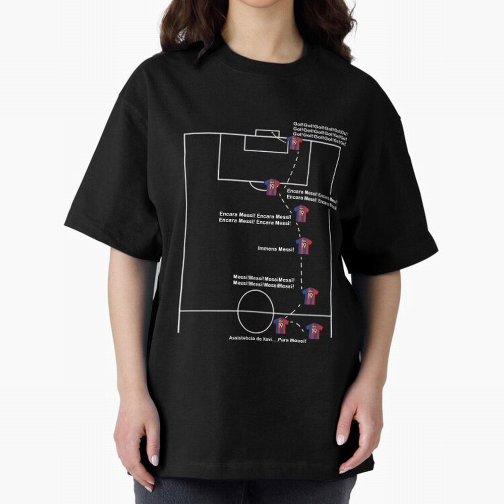 Encara messi gol gol gol Oversized T-Shirt Get Ready for FIFA World Cup 2026 for Fans of Haaland and Mbappe and Argentina and Brazil, Bringing Classic Soccer Heritage, Championship Pressure, Fan Loyalty and International Pride; Ideal for Passionate