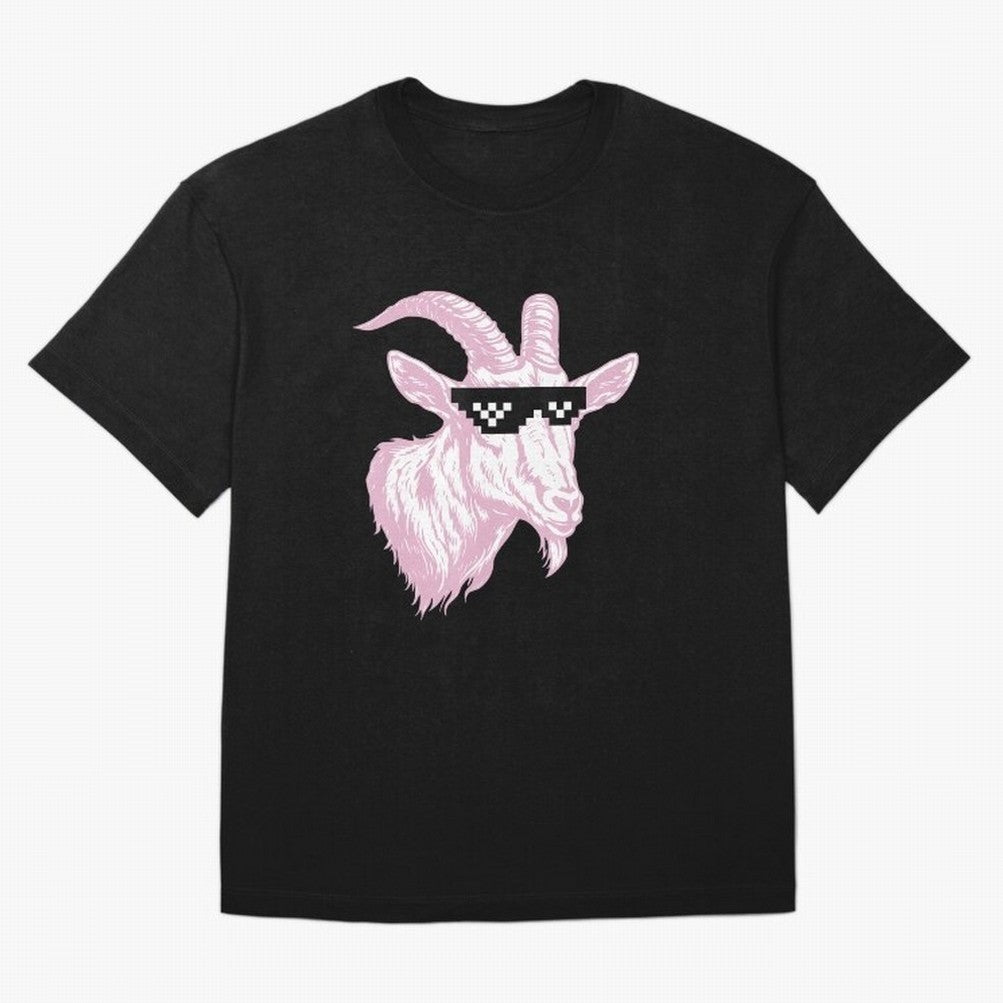 GOAT - MIAMI 10 - Pink Goat Classic T-Shirt Show Passion for the Stars of FIFA World Cup 2026 USA Canada Mexico Filled with Mbappe and Neymar, England Energy, Classic Soccer Heritage, Championship Pressure, Fan Loyalty and International Pride; Made