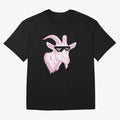 GOAT - MIAMI 10 - Pink Goat Classic T-Shirt Show Passion for the Stars of FIFA World Cup 2026 USA Canada Mexico Filled with Mbappe and Neymar, England Energy, Classic Soccer Heritage, Championship Pressure, Fan Loyalty and International Pride; Made