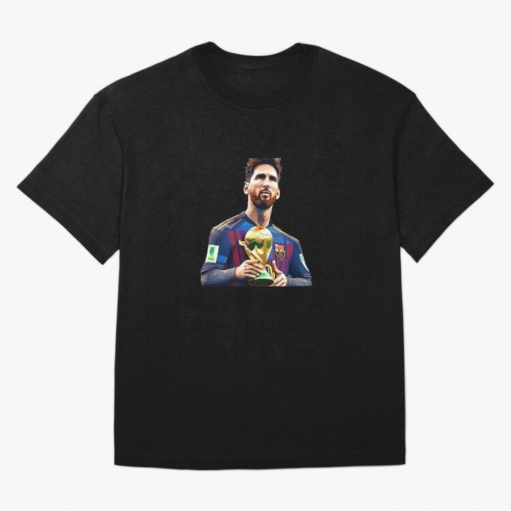 Messi World Cup with Barcelona Jersey Art Gift Classic T-Shirt Bring Retro Soccer Energy to Match Day Hype around FIFA World Cup 2026 USA Canada Mexico, Haaland, Argentina and Brazil, Tournament Hype, Historic Matchups, Family Viewing Parties and