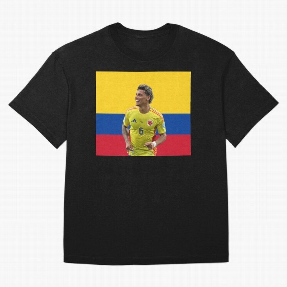 Richard Rios Colombian Flag Oversized T-Shirt Follow the Road to Match Day Hype around FIFA World Cup 2026 USA Canada Mexico, CR7, England and Germany, Match Day Excitement, Supporter Culture, Golden Goals and Global Football Passion; Made for Die