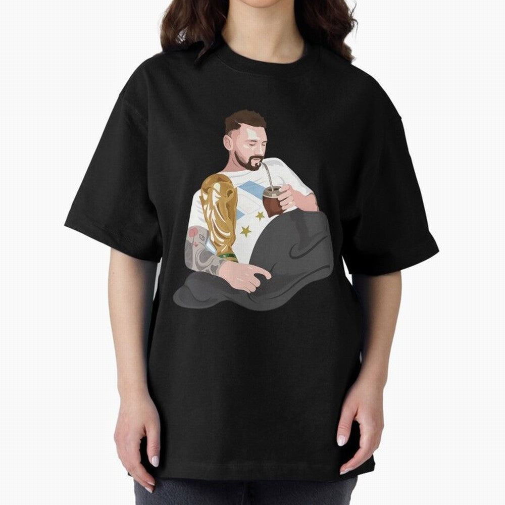 Messi with the World Cup and drinking mate Classic T-Shirt Stand Proud for FIFA World Cup 2026 USA Canada Mexico Spirit, Filled with Germany, Mbappe and Neymar, Stadium Chants, National Pride, Trophy Dreams and Unforgettable Football Memories;