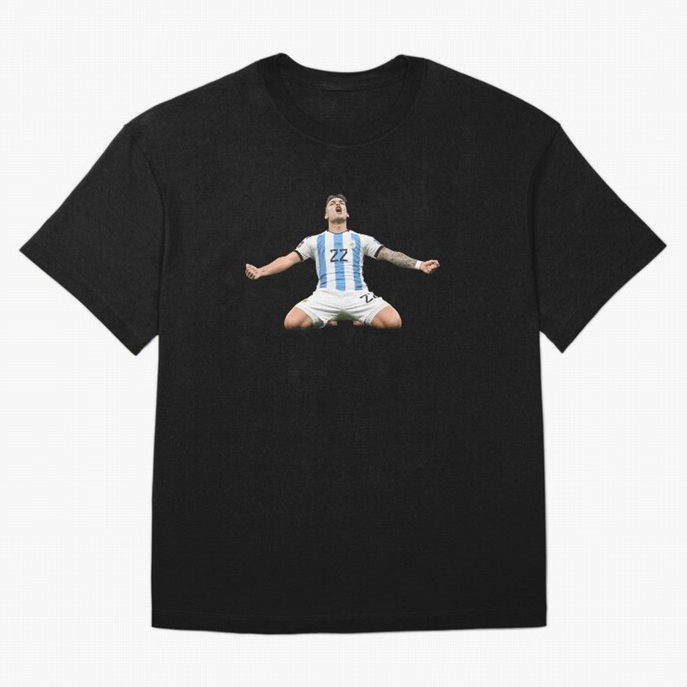 Lautaro Martinez Classic T-Shirt Feel the Roar of FIFA World Cup 2026 with Messi, Neymar and Mbappe, Argentina, France and Brazil Energy, Championship Spirit, Famous Goals, Roaring Crowds and International Football Unity; Great for Watch Parties,