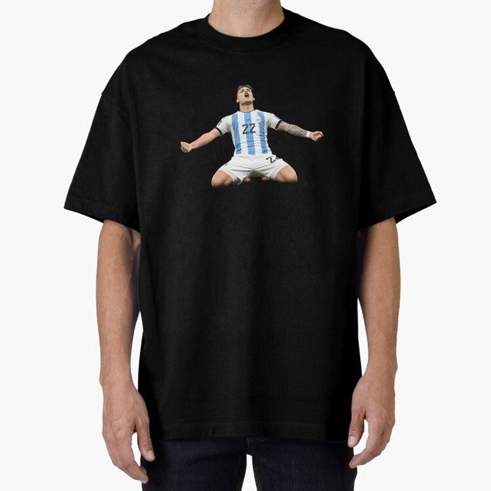 Lautaro Martinez Classic T-Shirt Feel the Roar of FIFA World Cup 2026 with Messi, Neymar and Mbappe, Argentina, France and Brazil Energy, Championship Spirit, Famous Goals, Roaring Crowds and International Football Unity; Great for Watch Parties,