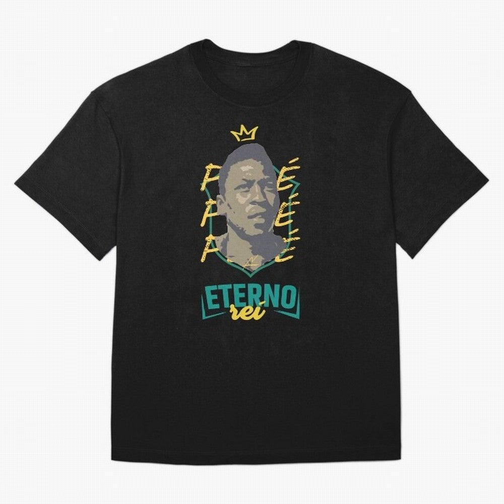 Messi and Neymar wearing a Pele t-shirt - Pel¨¦ Eterno - Pele Forever Rei Classic T-Shirt Carry National Pride through FIFA World Cup 2026 Group Stage Spirit, Centered on Argentina and Brazil, Mbappe, Supporter Pride, Iconic Celebrations, Legendary