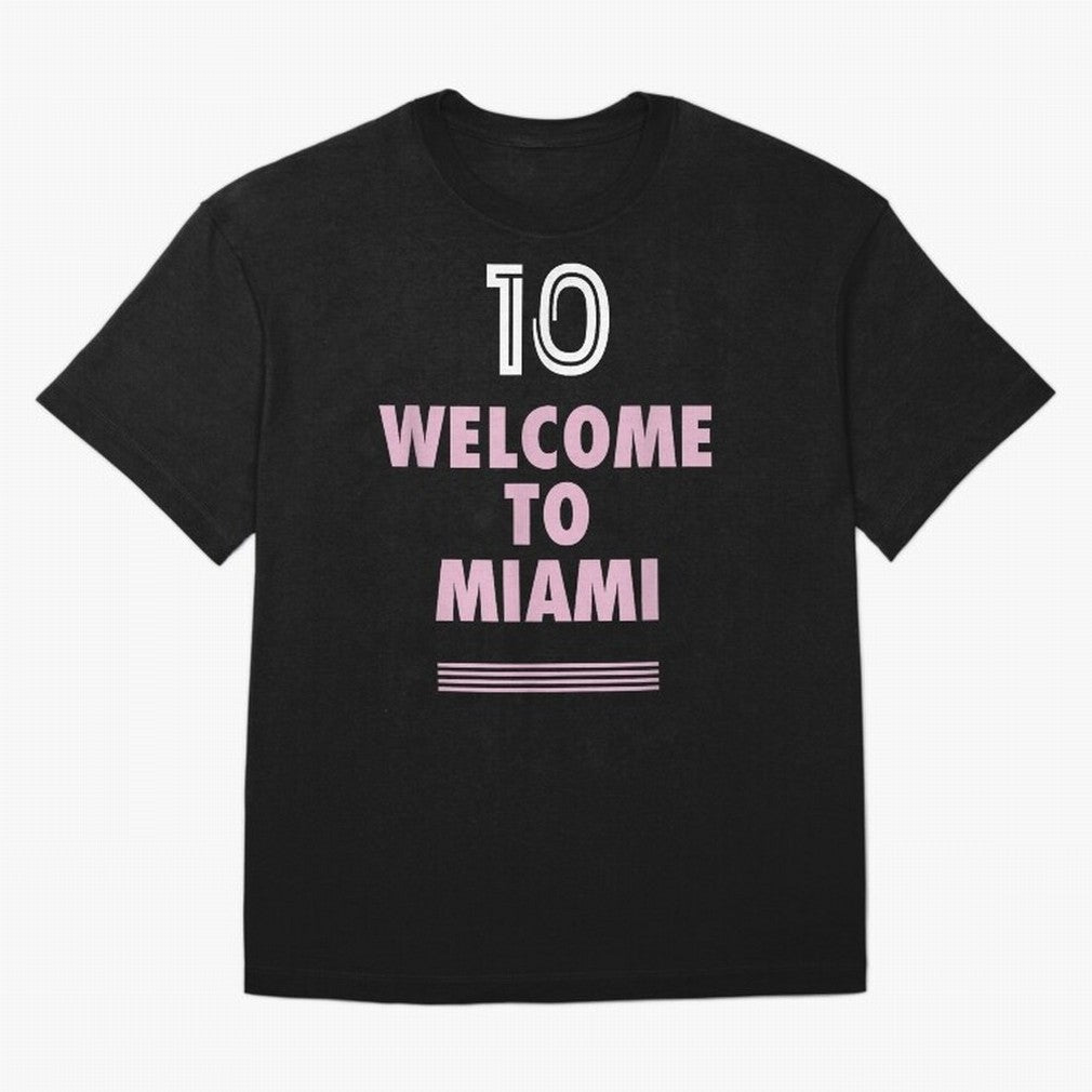 Welcome to Miami 10 - GOAT Classic T-Shirt Make Your Look Match the FIFA World Cup 2026 USA Canada Mexico Journey through Cristiano Ronaldo Highlights, England, France and Netherlands Pride, Match Day Excitement, Supporter Culture, Golden Goals and
