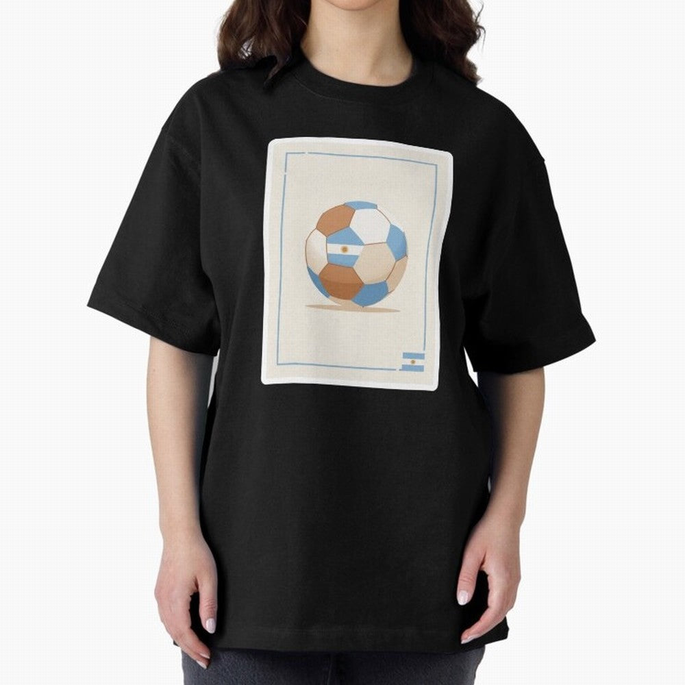 Football stamp sticker || Buenos Aires Vibes Classic T-Shirt Relive Legendary Nights from FIFA World Cup 2026 USA Canada Mexico Spirit, Connected to Netherlands, Mbappe and Neymar, Goal Celebration Energy, Supporter Heritage, Football Icons and