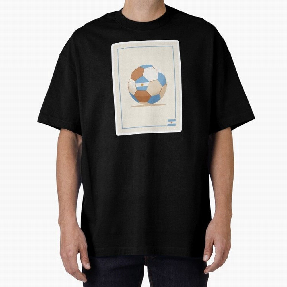 Football stamp sticker || Buenos Aires Vibes Classic T-Shirt Relive Legendary Nights from FIFA World Cup 2026 USA Canada Mexico Spirit, Connected to Netherlands, Mbappe and Neymar, Goal Celebration Energy, Supporter Heritage, Football Icons and