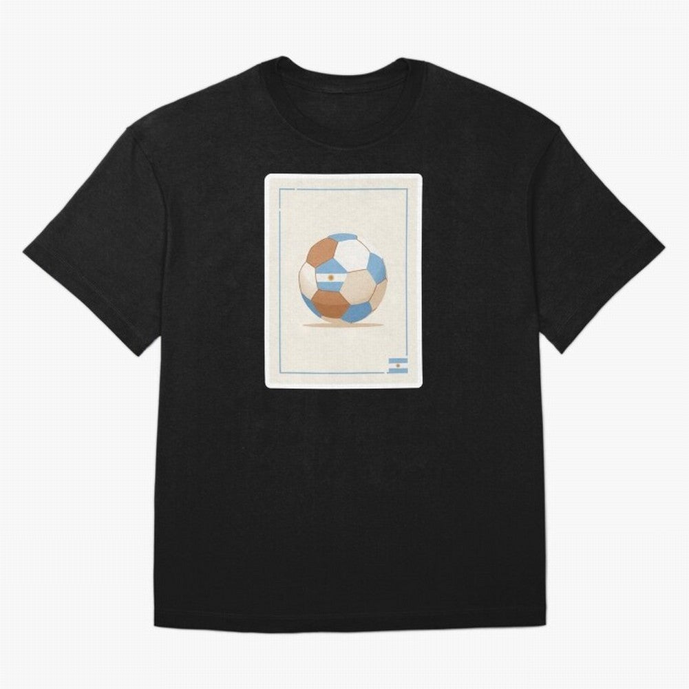 Football stamp sticker || Buenos Aires Vibes Classic T-Shirt Relive Legendary Nights from FIFA World Cup 2026 USA Canada Mexico Spirit, Connected to Netherlands, Mbappe and Neymar, Goal Celebration Energy, Supporter Heritage, Football Icons and