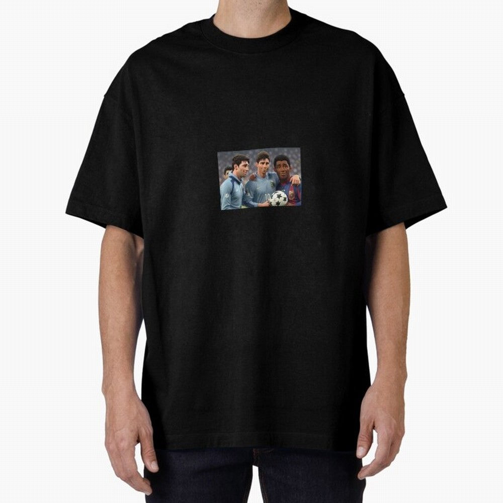 History Oversized T-Shirt Celebrate Football Heritage in FIFA World Cup 2026 USA Canada Mexico Highlighting Neymar, Spain Energy, Classic Soccer Heritage, Championship Pressure, Fan Loyalty and International Pride; Perfect for Supporters Who Want
