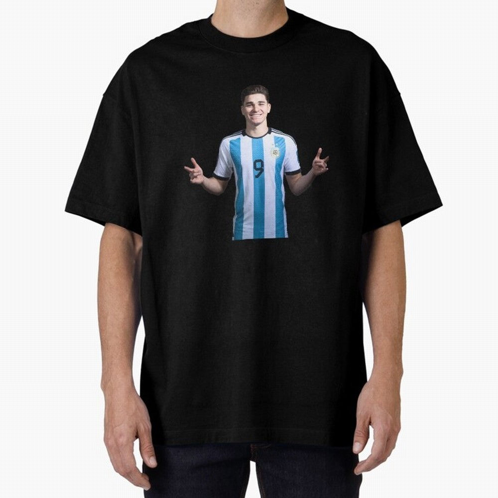 Julian Alvarez Classic T-Shirt Celebrate Classic Football Spirit in Match Day Hype around FIFA World Cup 2026 USA Canada Mexico, Mbappe, Brazil, Classic Soccer Heritage, Championship Pressure, Fan Loyalty and International Pride; Perfect for Fans,