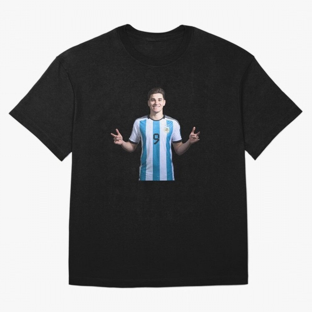 Julian Alvarez Classic T-Shirt Celebrate Classic Football Spirit in Match Day Hype around FIFA World Cup 2026 USA Canada Mexico, Mbappe, Brazil, Classic Soccer Heritage, Championship Pressure, Fan Loyalty and International Pride; Perfect for Fans,