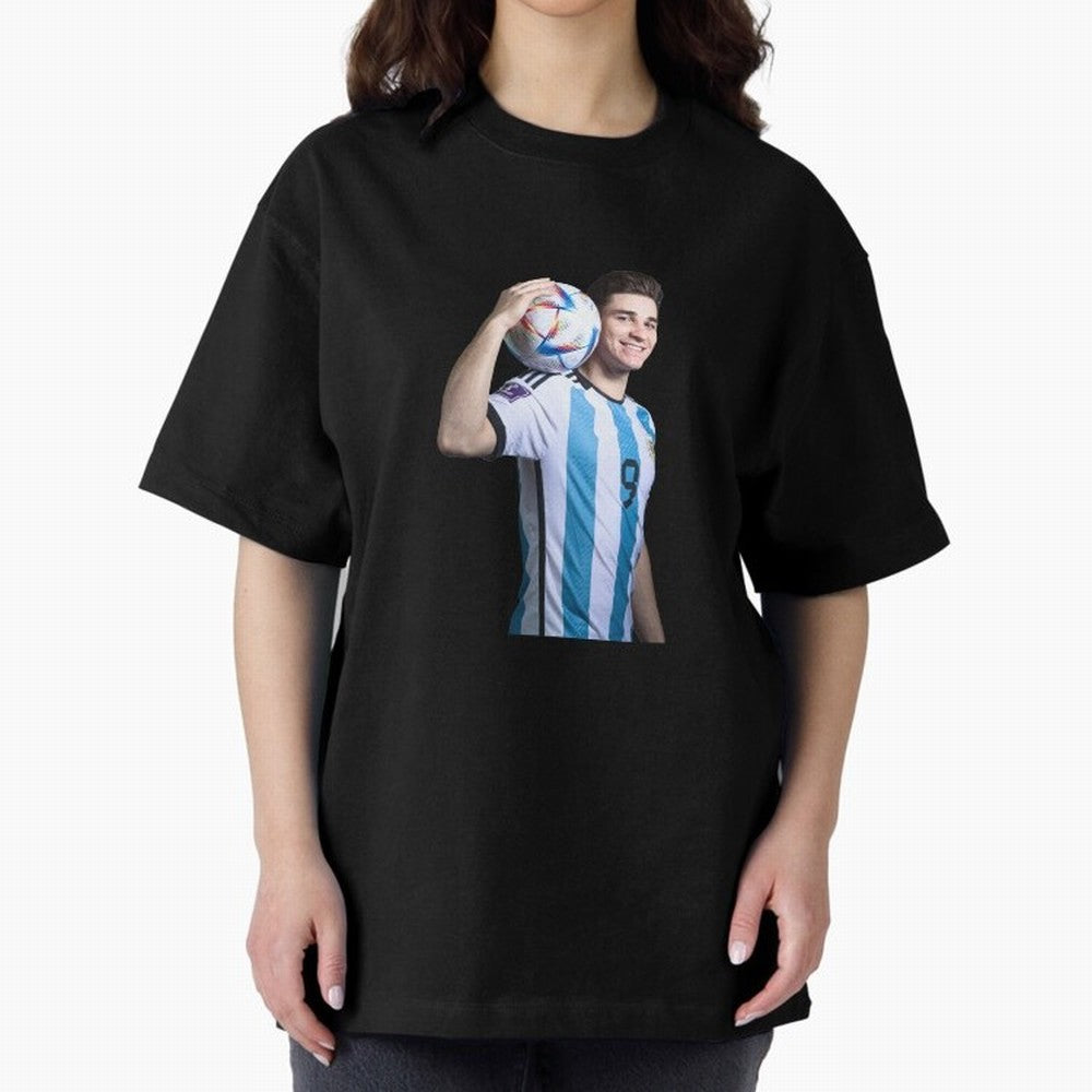 Julian Alvarez Classic T-Shirt Celebrate Football Heritage in the FIFA World Cup 2026 Group Stage Journey through CR7 and Messi Highlights, Argentina and Brazil Pride, Vintage Soccer Flavor, Modern Football Stars, National Flags and Final Night