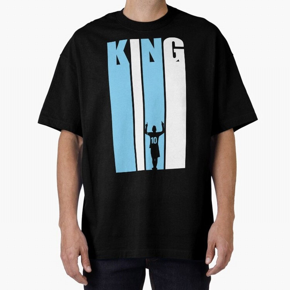 Soccer's King. Classic T-Shirt Represent the Passion of Global Football Passion for FIFA World Cup 2026 Group Stage, Capturing Messi, Portugal, Spain and Germany, Stadium Memories, Football Loyalty, International Chants and Championship Tradition;
