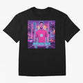 Inter Miami? Football Legend Messi Cyberpunk Retro Futurist Design (Version 3) Classic T-Shirt Celebrate the Road through Match Day Hype around FIFA World Cup 2026, Neymar, England and Germany, Global Supporter Spirit, Legendary Goals, National