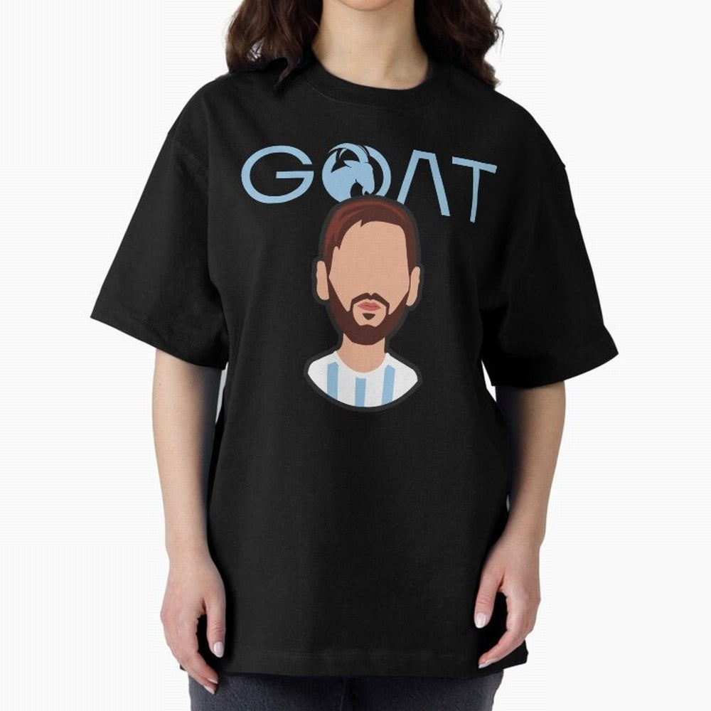 GOAT ¨C Lionel Messi Minimalist Vector Design Classic T-Shirt Bring Legendary Rivalry Energy to Global Football Passion for FIFA World Cup 2026, Inspired by Neymar, Haaland and Cristiano Ronaldo, Germany, Stadium Memories, Football Loyalty,