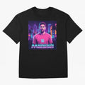 Inter Miami? Football Legend Messi Cyberpunk Retro Futurist Design (Version 4) Classic T-Shirt Honor the Beautiful Game during FIFA World Cup 2026 USA Canada Mexico for Fans of Mbappe and Neymar and Spain, Bringing Match Day Excitement, Supporter