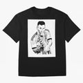 Drawing Leo Messi Classic T-Shirt Honor the Beautiful Game during the FIFA World Cup 2026 Journey through Messi, CR7 and Mbappe Highlights, Brazil, Portugal and Argentina Pride, Vintage Soccer Flavor, Modern Football Stars, National Flags and Final