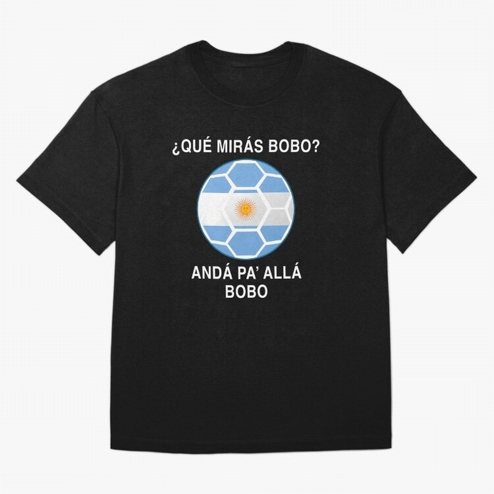 Que Miras Bobo Messi Argentina Ftbol Soccer Qatar 2022 Classic T-Shirt Show Championship Spirit for Match Day Hype around FIFA World Cup 2026, Neymar, England and Germany, Global Supporter Spirit, Legendary Goals, National Colors and Tournament