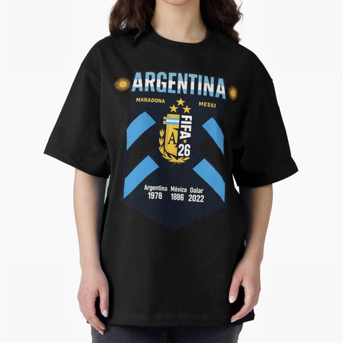 Argentina Football Champions Legacy Badge Design Active T-Shirt Honor FIFA World Cup 2026 USA Canada Mexico for Fans of Messi, Neymar and Mbappe and England, Bringing Football History, Final Match Energy, Crowd Noise and Once in a Lifetime Moments;