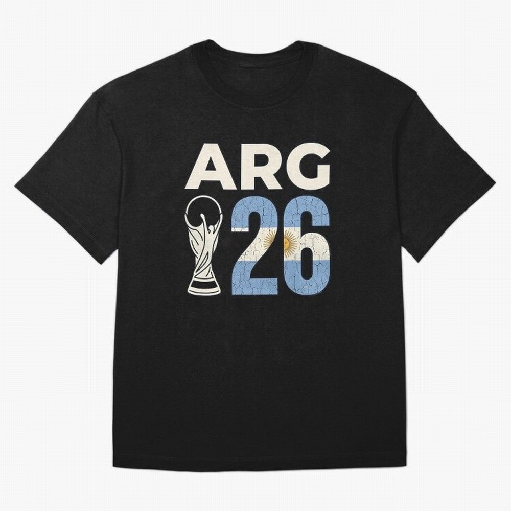 Argentina Football World Cup 2026 - Vintage Arg 26 Flag Design Essential T-Shirt Make Your Look Match Match Day Hype around FIFA World Cup 2026 USA Canada Mexico, Haaland, Spain and Netherlands, Supporter Pride, Iconic Celebrations, Legendary Names