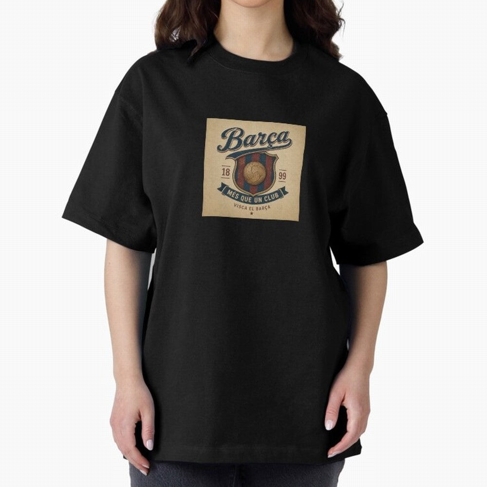 Bar?a Oversized T-Shirt Create Global Football Passion for FIFA World Cup 2026 Group Stage, Driven by Cristiano Ronaldo, Haaland and CR7, Portugal, Spain and Germany, Sports Nostalgia, International Competition, Famous Players and Unforgettable