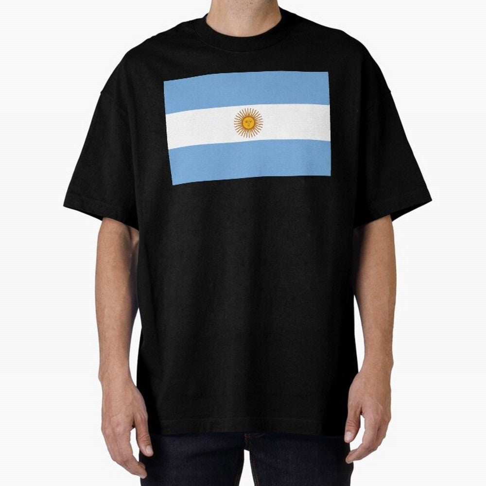Argentina Oversized T-Shirt Capture FIFA World Cup 2026 Filled with Mbappe, Argentina Energy, Tournament Hype, Historic Matchups, Family Viewing Parties and Global Sports Pride; Perfect for People Who Love Argentina, Brazil, France, England,