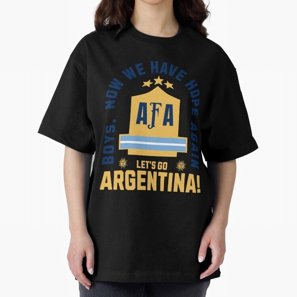Argentina Soccer 2026 Boys We Have Hope Again Fan Design Classic T-Shirt Carry the Colors and Pride of Global Football Passion for FIFA World Cup 2026, Connected to Mbappe and Neymar, France and Portugal, Match Day Excitement, Supporter Culture,