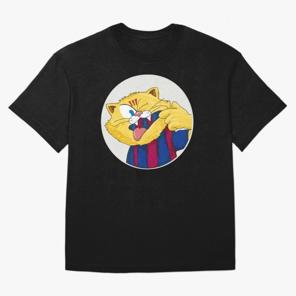 Catculer of FC Barcelona Classic T-Shirt Show Your Love for Global Football Passion for FIFA World Cup 2026, Celebrating Cristiano Ronaldo, Brazil, Portugal and Argentina, Supporter Pride, Iconic Celebrations, Legendary Names and Global Match Day