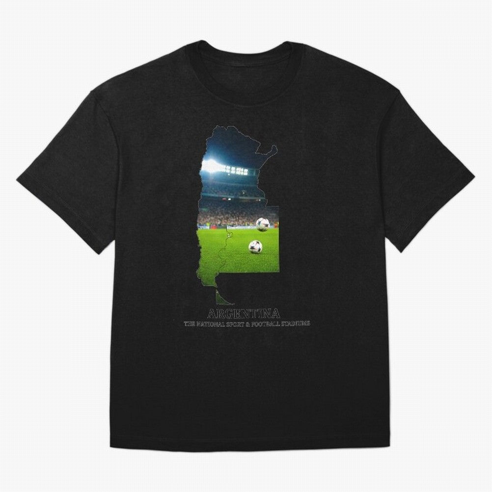 Argentina Map Art - Football Passion & National Stadiums Design Classic T-Shirt Spotlight the FIFA World Cup 2026 Journey through CR7 Highlights, Brazil Pride, Fan Favorite Moments, National Team Passion, Big Match Drama and Soccer History; Great
