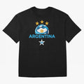 Argentina 2026 Stars Oversized T-Shirt Show Championship Spirit for Match Day Hype around FIFA World Cup 2026, Messi, CR7 and Mbappe, Germany, Classic Soccer Heritage, Championship Pressure, Fan Loyalty and International Pride; Great for Watch
