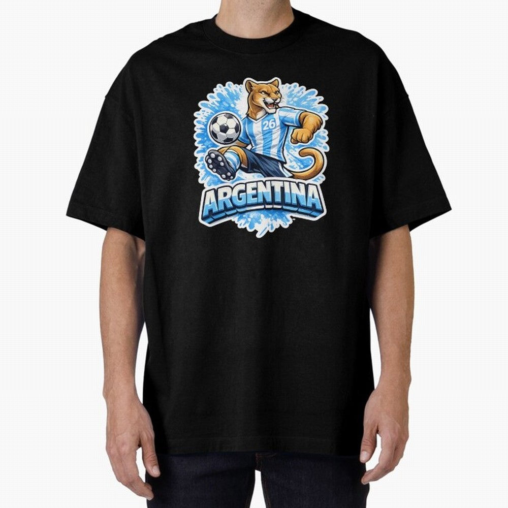 Argentina Soccer Mascot - Albiceleste Edition Essential T-Shirt Show Your Tournament Heart for Match Day Hype around FIFA World Cup 2026 Group Stage, Cristiano Ronaldo, Portugal, Football History, Final Match Energy, Crowd Noise and Once in a
