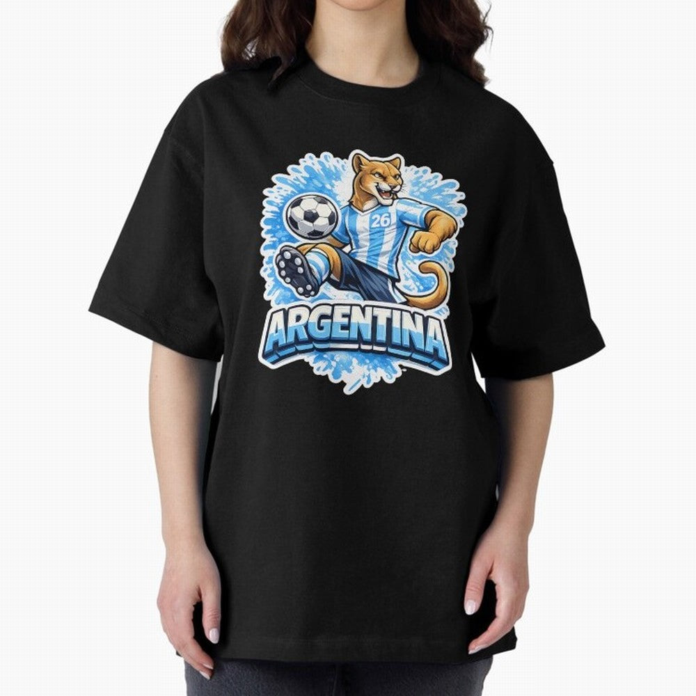 Argentina Soccer Mascot - Albiceleste Edition Essential T-Shirt Show Your Tournament Heart for Match Day Hype around FIFA World Cup 2026 Group Stage, Cristiano Ronaldo, Portugal, Football History, Final Match Energy, Crowd Noise and Once in a