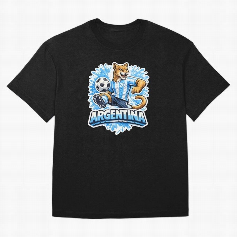 Argentina Soccer Mascot - Albiceleste Edition Essential T-Shirt Show Your Tournament Heart for Match Day Hype around FIFA World Cup 2026 Group Stage, Cristiano Ronaldo, Portugal, Football History, Final Match Energy, Crowd Noise and Once in a