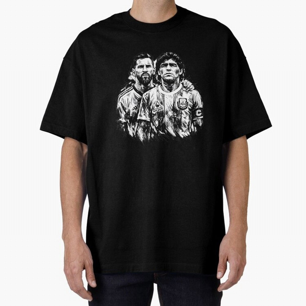 Messi & Maradona ¨C Eternal Legacy Classic T-Shirt Celebrate Global Passion for FIFA World Cup 2026 USA Canada Mexico Inspired by Mbappe and Neymar, France Energy, Supporter Pride, Iconic Celebrations, Legendary Names and Global Match Day Energy;