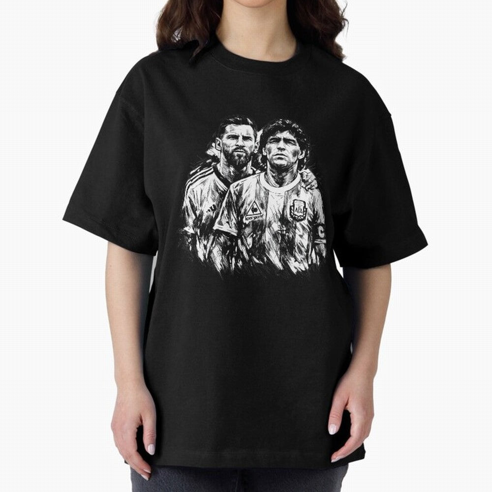 Messi & Maradona ¨C Eternal Legacy Classic T-Shirt Celebrate Global Passion for FIFA World Cup 2026 USA Canada Mexico Inspired by Mbappe and Neymar, France Energy, Supporter Pride, Iconic Celebrations, Legendary Names and Global Match Day Energy;