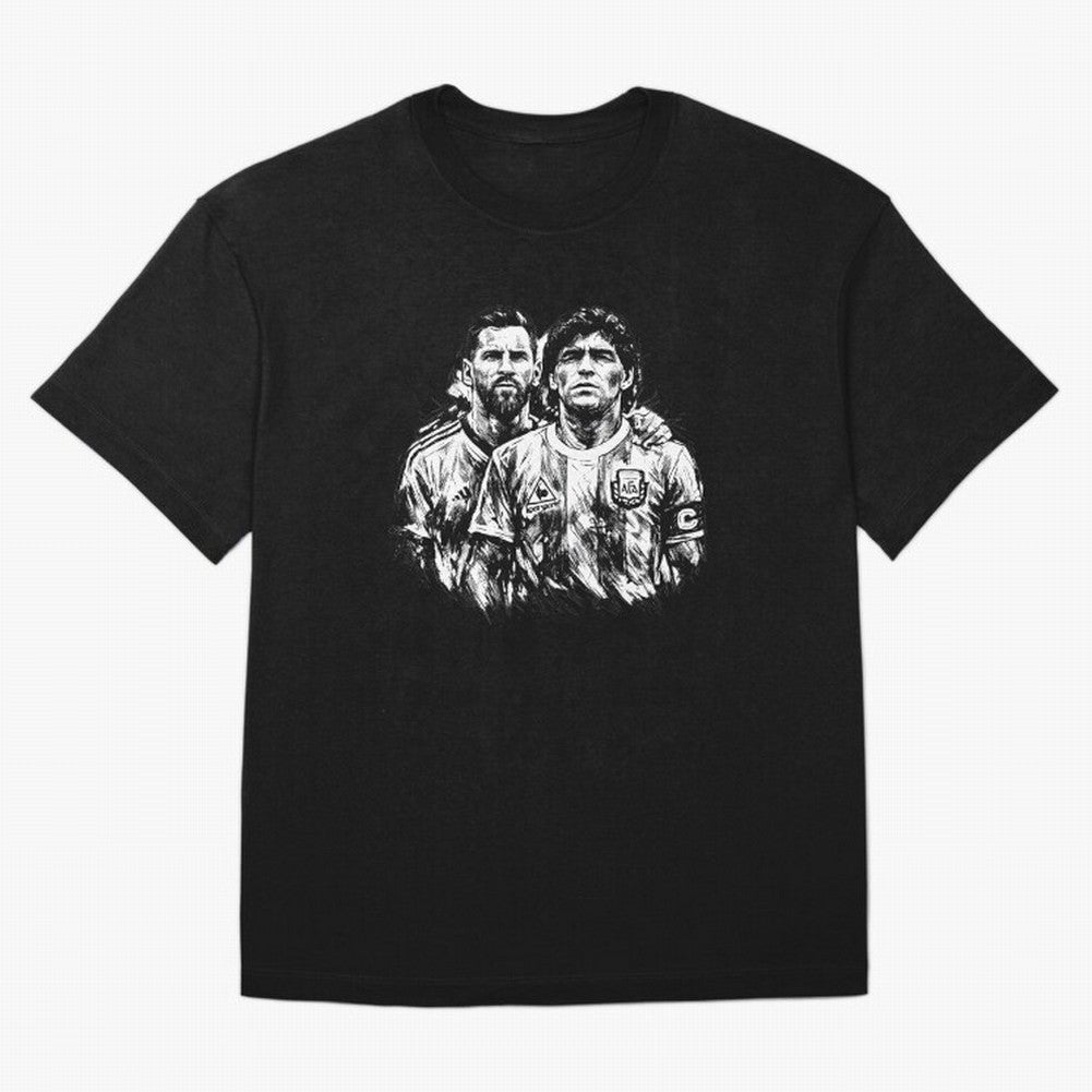 Messi & Maradona ¨C Eternal Legacy Classic T-Shirt Celebrate Global Passion for FIFA World Cup 2026 USA Canada Mexico Inspired by Mbappe and Neymar, France Energy, Supporter Pride, Iconic Celebrations, Legendary Names and Global Match Day Energy;