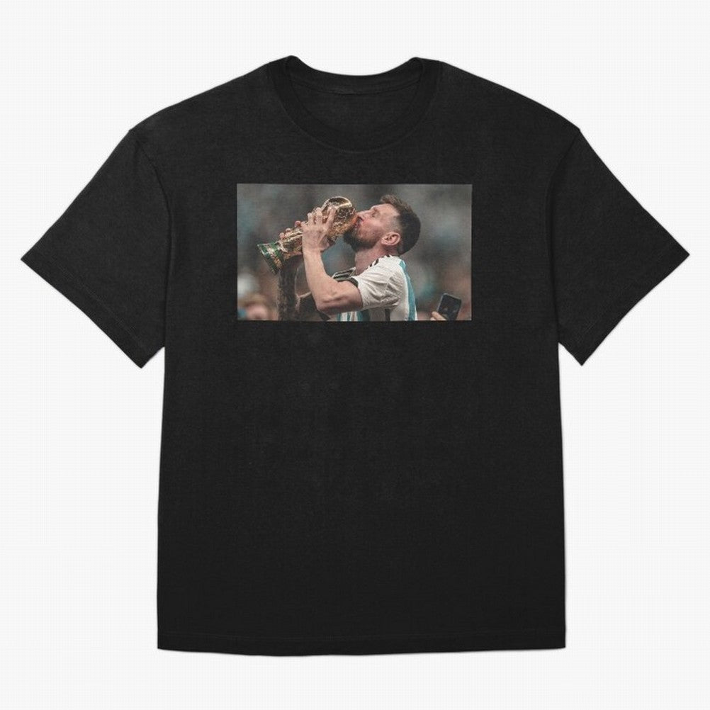 MESSI WITH THE WORLD CUP Classic T-Shirt Celebrate Global Football Passion for FIFA World Cup 2026 USA Canada Mexico, Centered on Messi, England, Worldwide Fan Energy, Dramatic Goals, Stadium Lights and Championship Celebrations; Built for