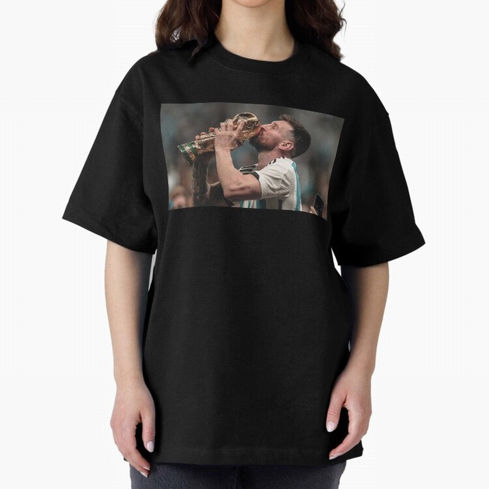 MESSI WITH THE WORLD CUP Classic T-Shirt Celebrate Global Football Passion for FIFA World Cup 2026 USA Canada Mexico, Centered on Messi, England, Worldwide Fan Energy, Dramatic Goals, Stadium Lights and Championship Celebrations; Built for