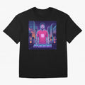 Inter Miami Football Legend Messi Cyberpunk Retro Futurist Design Classic T-Shirt Back the Journey through FIFA World Cup 2026 USA Canada Mexico Capturing Mbappe and Neymar, Portugal Energy, Global Supporter Spirit, Legendary Goals, National Colors