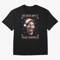 Messi Christmas Funny Football Holiday Classic T-Shirt Embrace FIFA World Cup 2026 USA Canada Mexico Filled with Neymar, France and Portugal Energy, Vintage Soccer Flavor, Modern Football Stars, National Flags and Final Night Emotion; Ideal for