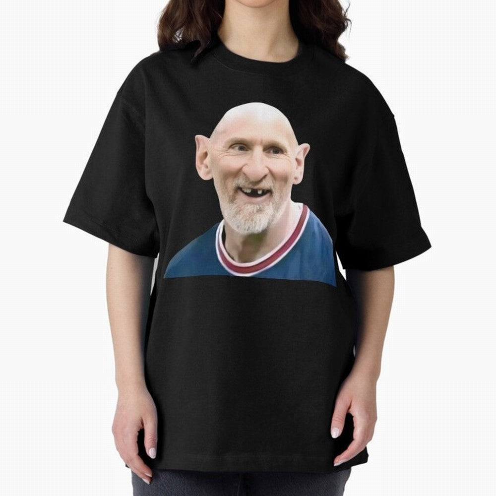 Old and Bald Messi Football Meme Oversized T-Shirt Bring Match Day Fire to FIFA World Cup 2026 Spirit, Celebrating Argentina, Cristiano Ronaldo, Soccer Culture, Superstar Moments, National Team Dreams and Competitive Fire; Great for Supporters Who