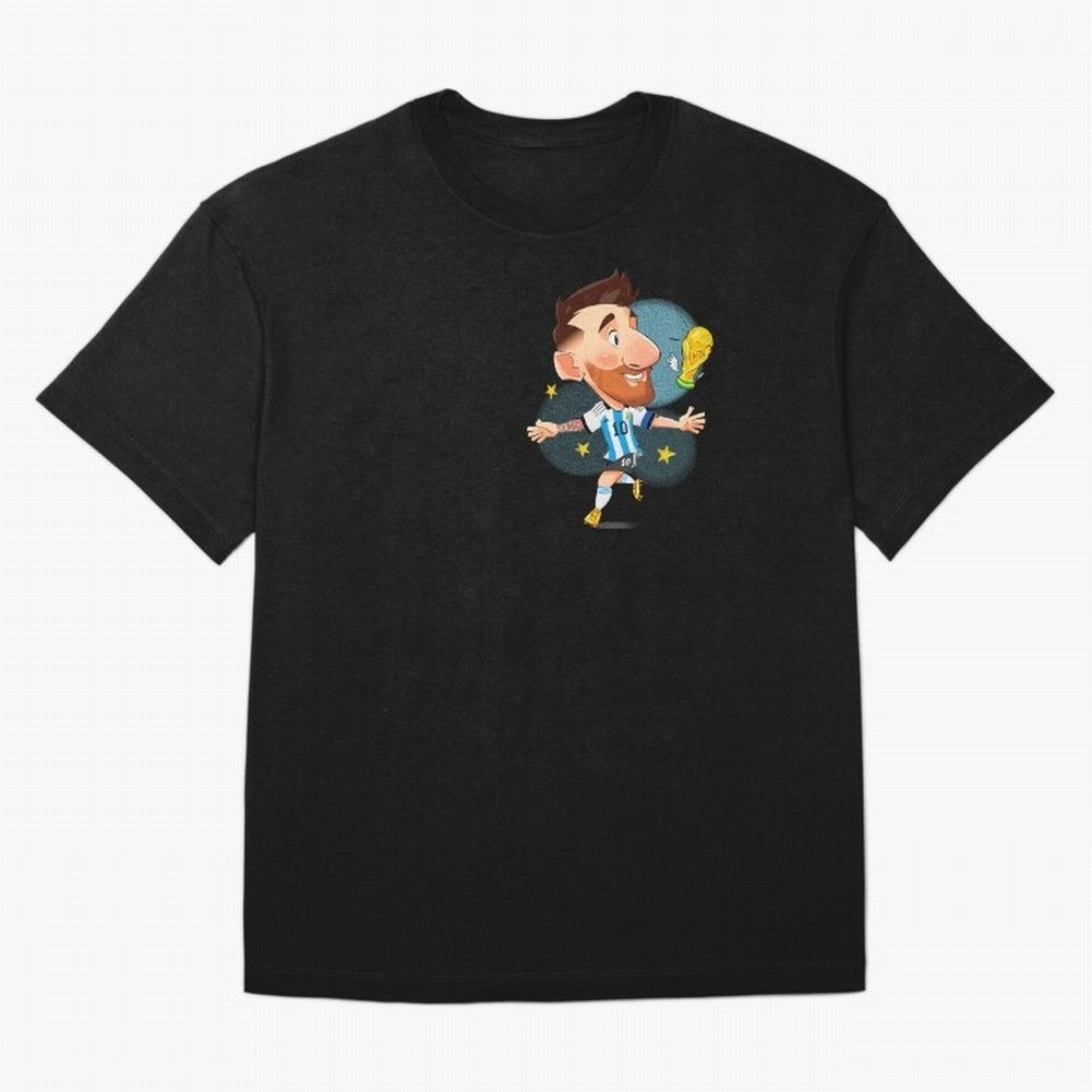Messi GOAT Oversized T-Shirt Support FIFA World Cup 2026 USA Canada Mexico for Fans of Mbappe and Argentina, France and Brazil, Bringing Stadium Memories, Football Loyalty, International Chants and Championship Tradition; Ideal for Passionate Fans